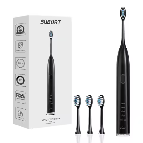 SUBORT S2 Sonic Electric Toothbrush for Men Women Houseehold Whitening IPX7 Waterproof Toothbrush Ul