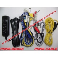 KENWOOD REMOTE CONTROL KSC-PSW8 8 INCH UNDERSEAT ACTIVE SUBWOOFER ACCS ~ REMOTE CONTROL | CABLE SOCK