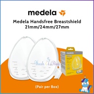 Medela Handfree Breastshield 21mm / 24mm / 27mm (Pair per Box) | HUSHABUY