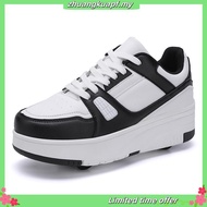 four-wheeled Heelys rechargeable LED shoes kids luminous shoes kick roller shoes cheap roller skates