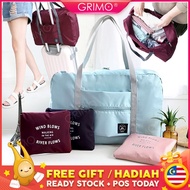 READY STOCK🎉GRIMO Foldable Aero Waterproof Luggage Bag Beg Tangan Wanita Bags Women's Handbag Tote