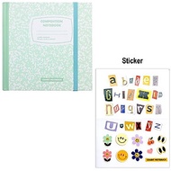 Sổ Weekly Plan Khổ Vuông 144 Trang 130gsm + Kèm Sticker Composition Collection - Crabit Notebuck 159