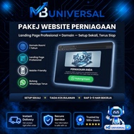 Website + Domain Setup | Landing Page Profesional  | Setup Sekali Siap | Produk & WhatsApp