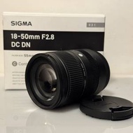 X mount Sigma 18–50mm F2.8 DC DN