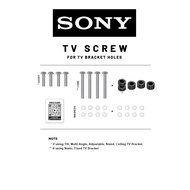 [SONY] Tv Screw for TV Bracket Holes VESA Wall Mount Skru for TV Hanging Holes