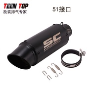 เส้นไอเสียแบบถังกลวงสำหรับรถจักรยานยนต์แบบทั่วไป แบรนด์ Teen Top รุ่น BM007SS สำหรับรถจักรยานยนต์ Ho