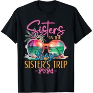 Sisters On The Loose Sisters Trip 2024 Funny Summer Vacation Gift T-Shirt
