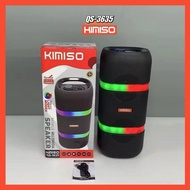 KIMISO Speaker QS-3635,QS-3636  Wireless Portable Bluetooth Speaker With Full panel RGB light show