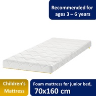 iKea kids mattress children mattress UNDERLIG Foam mattress for junior bed, white 70x160 cm [10 cm thick mattress ]