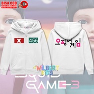 💦 NEW Squid Game 2 Boys Girls Zipper Hoodie/Zipper Jacket FREE CUSTOM NUMBER
