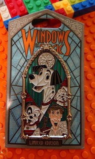 Disney Parks Disneyland Windows of Magic 101 Dalmatians Pongo Pin LE2000