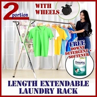 [FREE DOWNY DETERGENT] EXTENDABLE LAUNDRY HANGER DRYING RACK