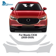 For Mazda CX30 CX-30 2020-2025 Pre Cut PPF Car Front Bumper Paint Protection Film Kit Clear Invisibl