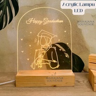 [NO CUSTOM] Acrylic Gift LED Light Sketch photo handwriting graduation Gift birthday Gift graduation