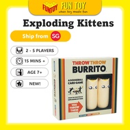 (FunToy SG) Exploding Kittens Throw Throw Burrito Card Game - Card Game