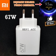 ADAPTOR XIAOMI TURBO ORIGINAL ASLI 67 WATT 65 MAX COPOTAN HP CABUTAN BAWAAN DESIMAL DECIMAL DETIKAN 