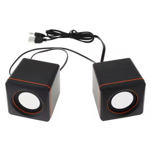 101Z USB 2.0 Mini Portable Speakers Computer Soundbox with 3.5mm Stereo Jack and USB Powered for PC 