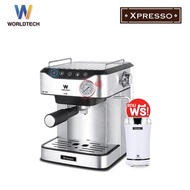Worldtech เครื่องชงกาแฟอัตโนมัติ หน้าจอสัมผัส รุ่น WT-CM406 เครื่องชงกาแฟเอสเปรสโซ่ เครื่องชงกาแฟ เครื่องทำกาแฟเอสเปรสโซ่ เครื่องทำกาแฟ Espresso