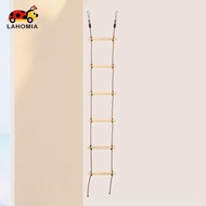 LAHOMIA 8.2ft Climbing Rope Ladder for Kids Children Climbing Ladder Hanging Rope Ladder for Trainin
