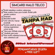 Simcard Halo Talco Rm48 Unlimited Call All Telco Unlimited Data 5gb hotspot
