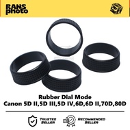 Rubber Dial Mode Top cover Canon 5D3 6D 5D2 6D2 5D4 5D Mark III 5D Mark II 6D 70D 80D Mark II 5D Mar