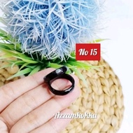 HITAM Black cutting ring size 15 kokka kaokah