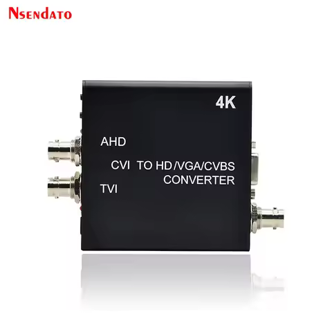 3MP 5MP 8MP 4K Full HD Camera Video Converter TVI/AHD/CVI to HDMI-Compatible/CVBS/VGA Converter With