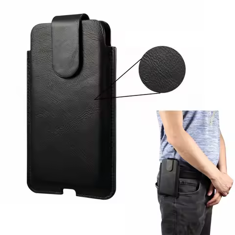 Luxury Leather Phone Magnetic Case For OPPO Find X9 Pro Pouch Phone Waist Bag Find X8 Ultra X8s Plus