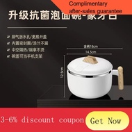 YQ61 316Stainless Steel Instant Noodle Bowl Rice Bowl with Lid Lightweight and Large Capacity Student Dormitory Office W