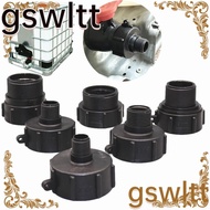 GSWLTT IBC Ton Barrel Connector, S60 Plastic IBC Tank Adapter, Garden Water Connectors Accessories Fine Thread IBC Hose Connector Water Tank