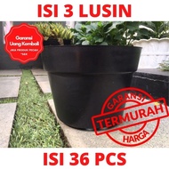 LUSINAN Pot Bunga Murah /Pot Tanaman /Pot Plastik uk 20 CM