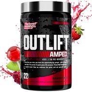 OUTLIFT Amped Max Dosed HIGH STIM Pre Workout Powder, 6G Citrulline, 3.2G Beta Alanine, Alpha GPC, C