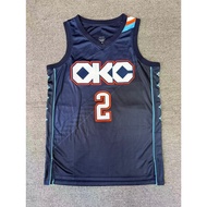 Hot compress jersey men's Shai Gilgeous Alexander Oklahoma City Thunder 2026 season jersey sports ba