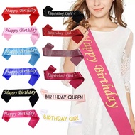 Birthday Sash Happy Birthday Sash Bride ToGirl Birthday Graduation ShawlBe Engagement Slempng Bridal