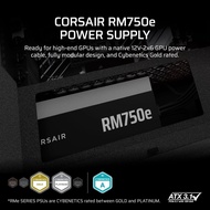 CORSAIR RMe RM1000e / RM850e / RM750e Fully Modular 80PLUS Gold ATX PC Power Supply PSU (1000/ 850 /