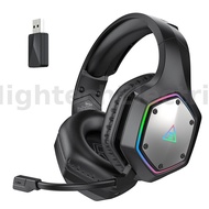 EKSA E1000WT Wireless 7.1 Gaming Headset Bluetooth 50mm Driver ENC Noise Cancelling 36H Battery Low 