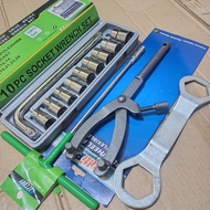 10 pcs 8-24mm 1/2 inch victory shock set wrench / flexible type y multipro CVT tracker wrench / 39 4