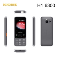 MHORSE โทรศัพท์ปุ่มกด 6300(4Gแท้)แบตอึด เสียงดัง จอกว้าง 2.8 นิ้ว ปุ่มกดใหญ่ เมนูภาษาไทย มือถือปุ่ม