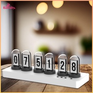 Nixie Tube Clock Desktop Ornament Birthday Gift Digital Clock Glow Tube Clock for Living Room Study 