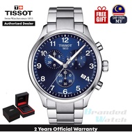 [Official Warranty] Tissot T116.617.11.047.01 Men's Chrono XL Classic Chronograph Quartz Blue Dial Stainless Steel Strap Watch T1166171104701 (watch for men / jam tangan lelaki / tissot watch for men / tissot watch / men watch)