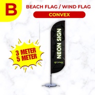 Wind flag beach Flag Bali style flag with waterbag outdoor standing flag event flag feather flag ban
