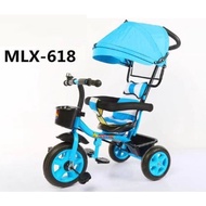 ASBIKE Baby push stroller trike with attachable foldable canopy (MLX-618) Recommended for ages 6 mon
