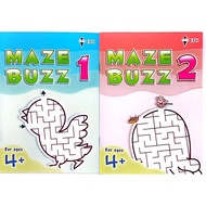 Maze Buzz . Book 1 Book 2 . For Ages 4+ . EPH . F 25