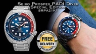 SEIKO PADI STAINLESS TYPE BLUE RED (100% JAPAN MADE)