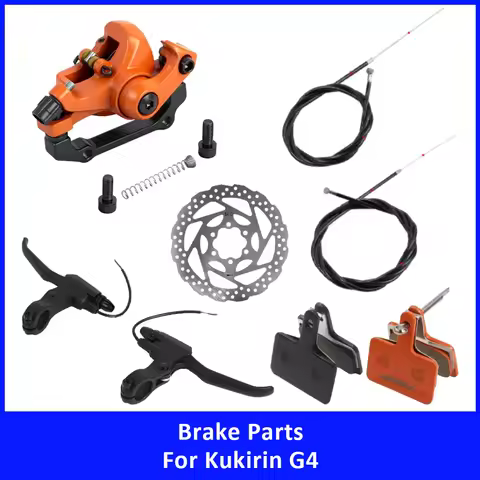 For KuKirin G4 Hydraulic Disc Brake Kit Electric Scooter Brake Lever Brake Cable Brake Pads Brake Ro