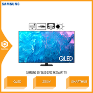 Samsung 4K Smart TV Motion Xcelerator Turbo+- Quantum HDR Smart Hub 4K Black 65 inch QA65Q70CAKXXM 65" QLED Q70C Televisyen Tv