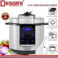 DESSINI ITALY 14 IN 1 Electric Digital Pressure Cooker Non-stick Stainless Steel Inner Pot Rice Cook