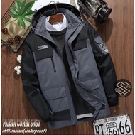 Snsr - Taslan Combi Sensor Parka Jacket / Waterproof Taslan Jacket / Men's Parachute Jacket