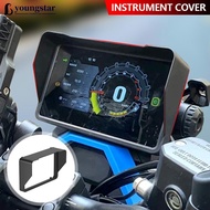 YOUNGSTAR Motorcycle Dashboard Sunshade Cover Motorcycle Meter Visor Sunscreen Protector Anti-Glare 