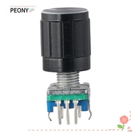 PEONIES 5Pcs Digital Potentiometer, Electronic Components Silver Rotary Encoder Code Switch, Not Limited 20mm/ 0.79in 5 Pins 80000 Times Arduino